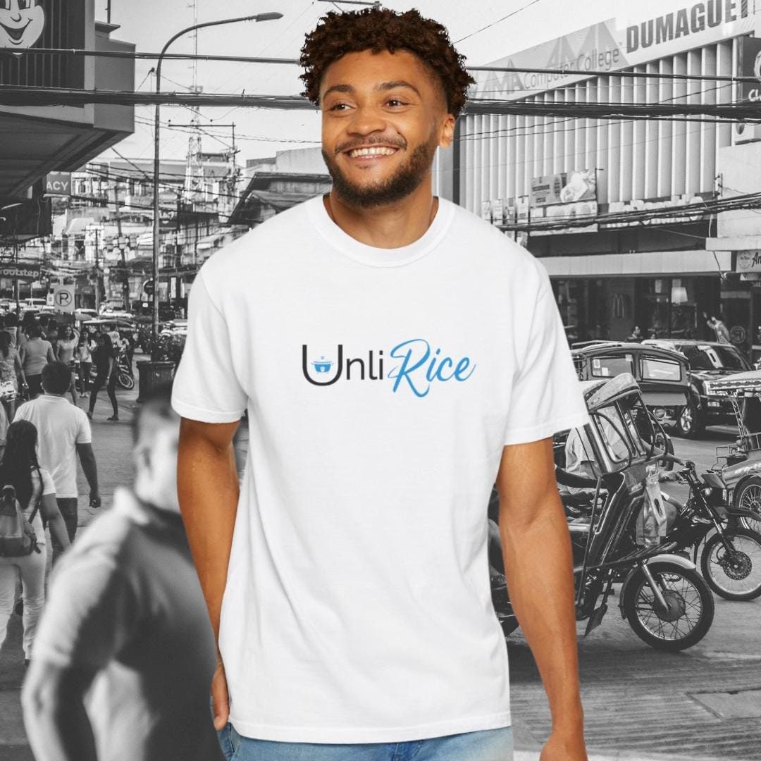 Unli Rice Funny Filipino T-shirt | Parody Philippines Asian Humor Joke ...