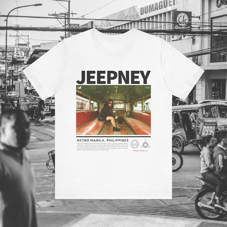Filipino Jeepney Unisex Shirt | Philippines Culture T-Shirt| Pinoy Pinay American Pride Tee | Clothing Apparel Products image 1
