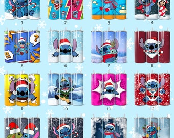 Lilo & Stitch Christmas Tumblers