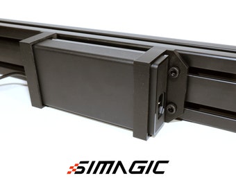 Simagic Alpha / Alpha Mini Power Brick Mount for Aluminum Profile Sim Rigs - Fits FJ-GN224036006600