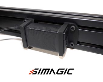 Simagic P-APS Accessories Power Brick Mount for Aluminum Profile Sim Rigs - Fits GM53-240220-D