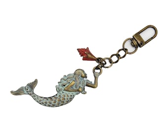 Siren's Call Mermaid Bag Charm or Keychain
