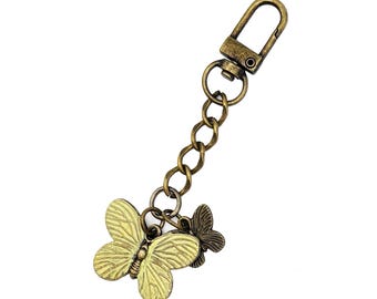 Butterfly Bag Charm Keychain