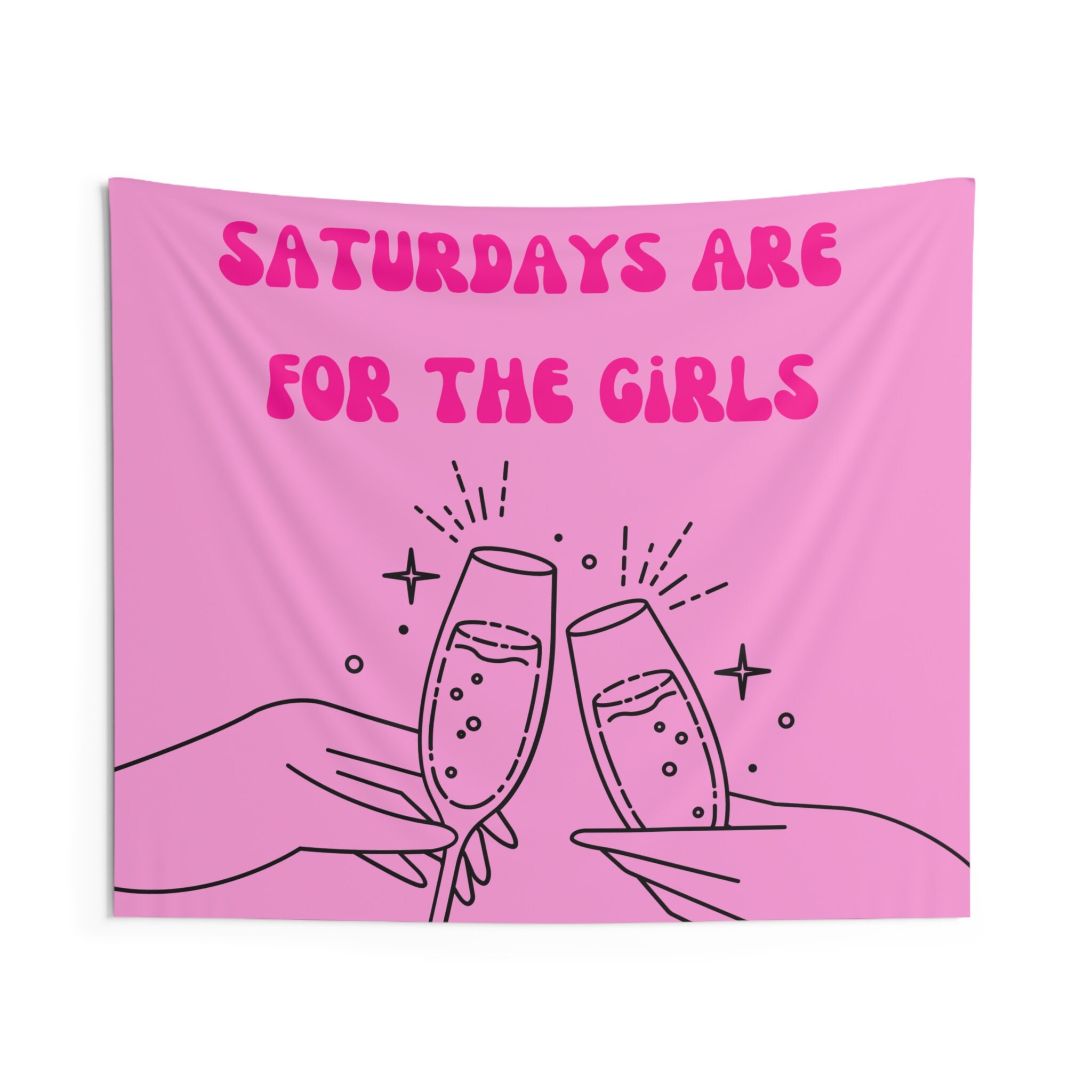 Saturdays Are for the Girls Tapestry Etsy