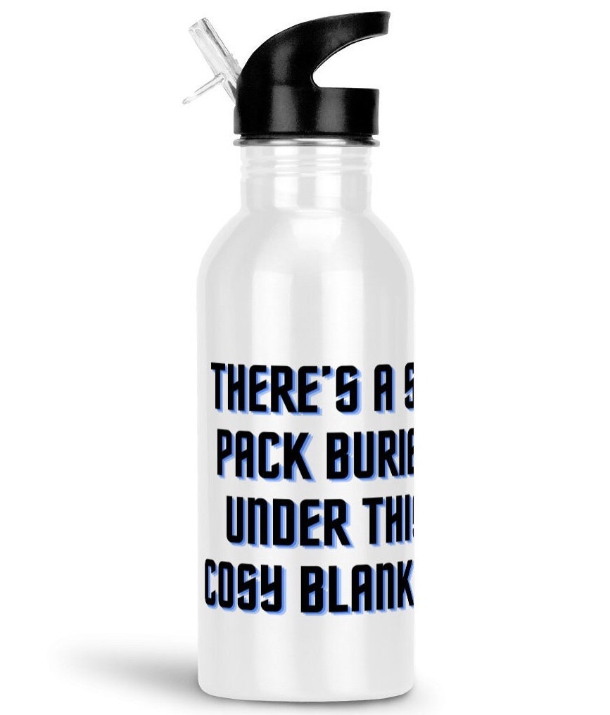 Water bottle 'Gym? I thought you said Gin!' aluminium exercise cup running  cycling 600ml bottle