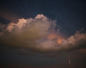 Sunset Sky | Dramatic Cloud Photography Print | Moody Sky Wall Art
