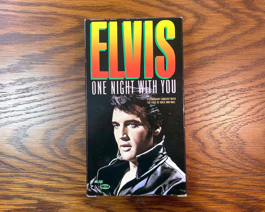 Elvis Presley One Night With You Format VHS 53 Minutes 1985 Etsy