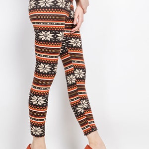 Women's Printed Legging Stylish Multicolour Party Travel Outdoor