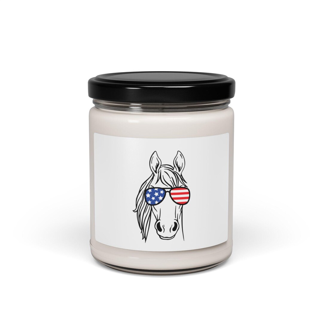 American Horse Scented Soy Candle, 9oz - Etsy