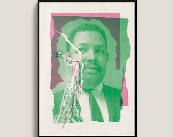 Jazz Legend Giclee Print of Cannonball Adderley