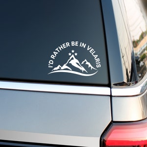 Night Court Car Decal | Night Court Velaris | ACOTAR Decal for Car | ACOTAR Decal | Velaris Sticker | ACOTAR merch | Night Court Sticker