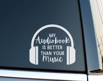 Book Car Decal | Book Lover Car Decal | Car Decal Bookish | Book Decal | Car Decal Book | Car Decal Book Lovers | Book Lover Gift
