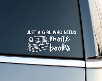 Book Car Decal | Book Lover Car Decal | Car Decal Bookish | Book Decal | Car Decal Book | Car Decal Book Lovers | Book Lover Gift