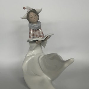 Vintage Lladro Young Jester Singing