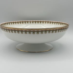 Antique French Haviland & Company Limoges Footed Serving Bowl