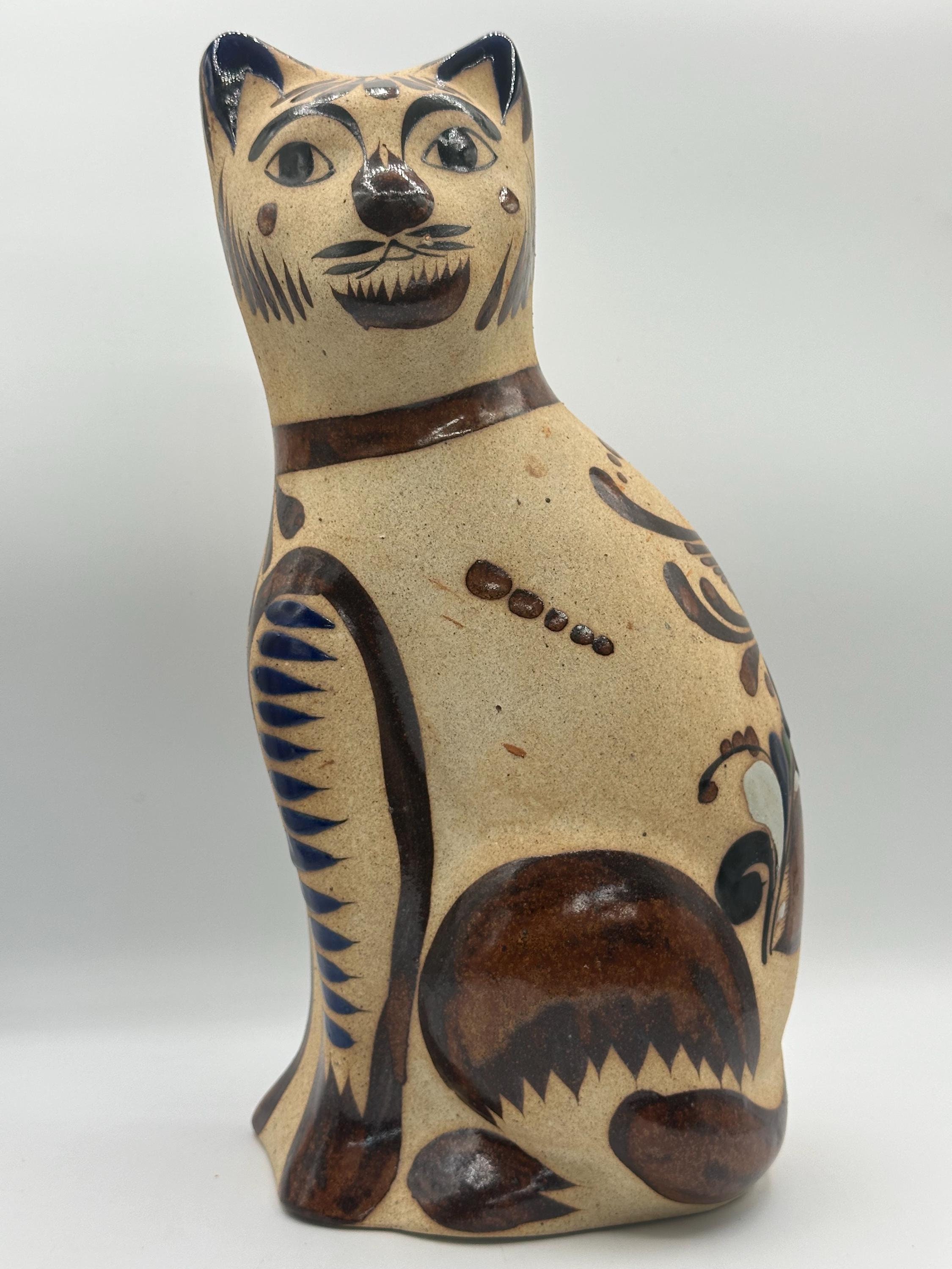 メキシコ トナラ陶器 ナワル猫 手書き 1960年代ビンテージ 3体