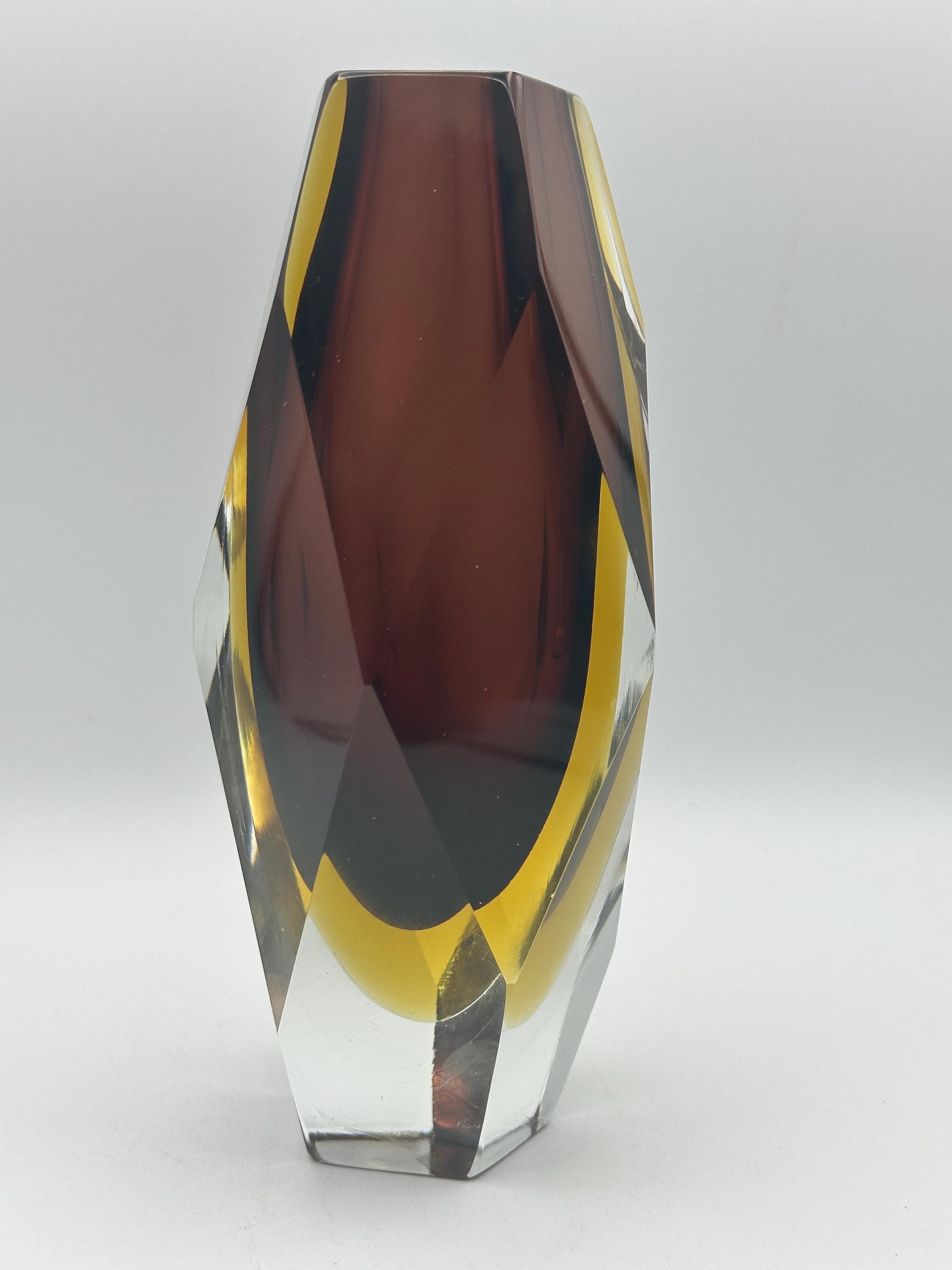 mandruzzato ムラーノガラス 花瓶 Mandruzzato vase - Etsy 日本