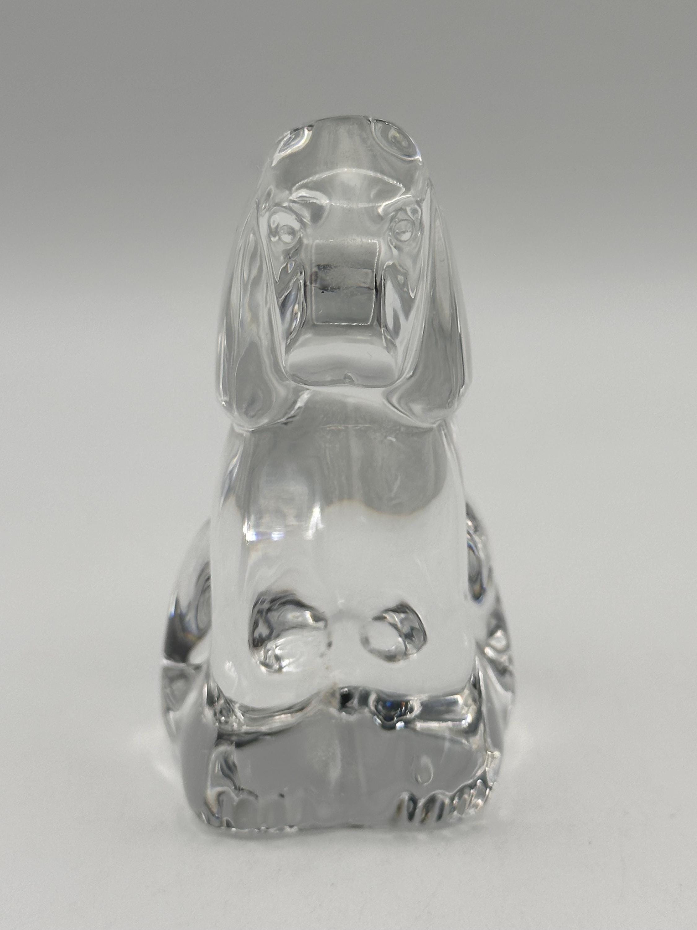 Baccarat　dog gold　　departmentstore Baccarat Dog - Etsy Canada