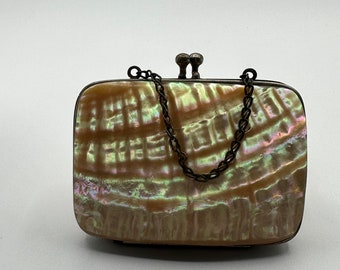 Antique Mother of Pearl/Abalone Shell Coin Purse