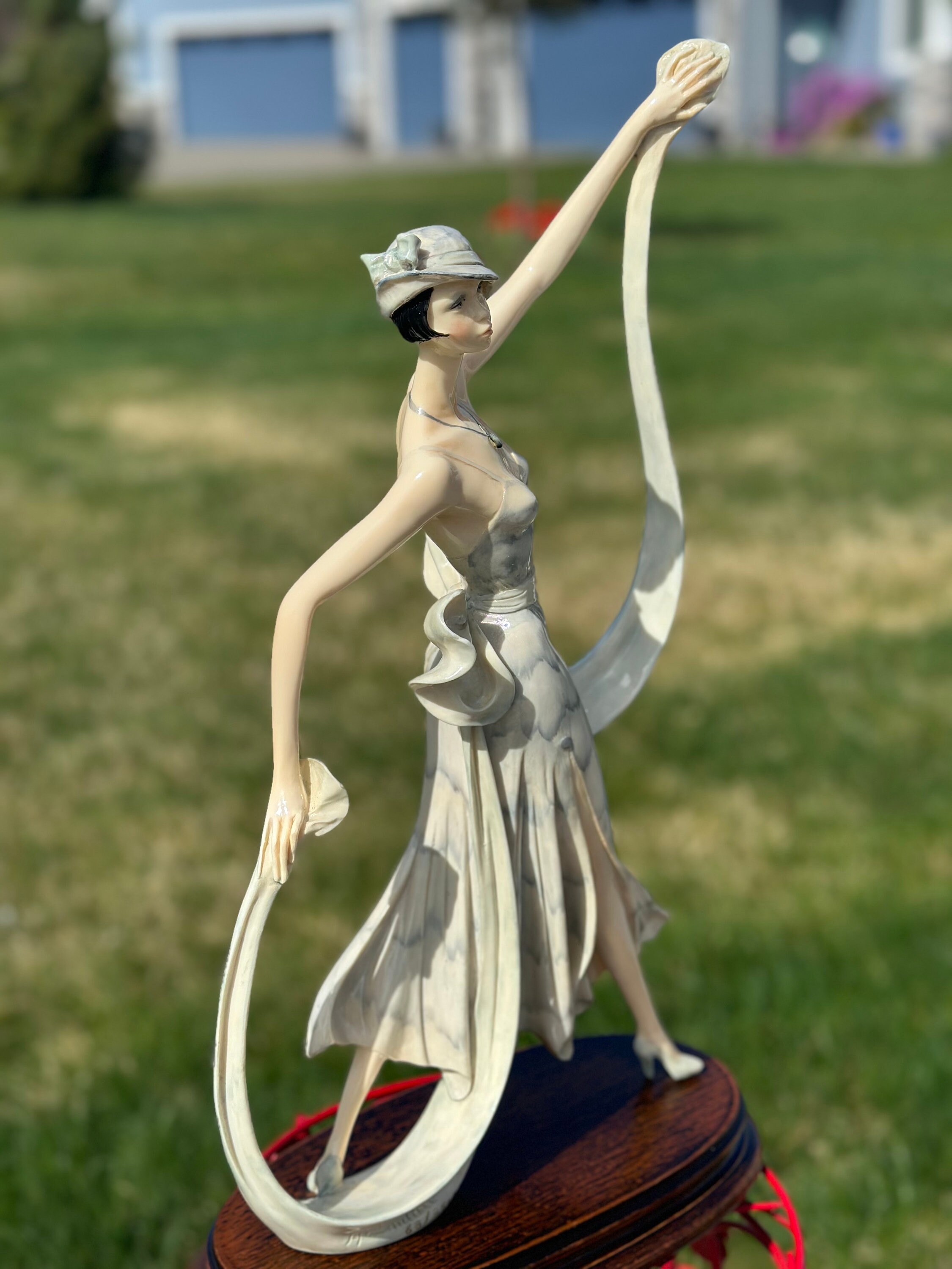 イタリア彫刻　A.Santini イタリア彫刻 A SANTINI CLASSIC FIGURE ITALY サンティーニ 三