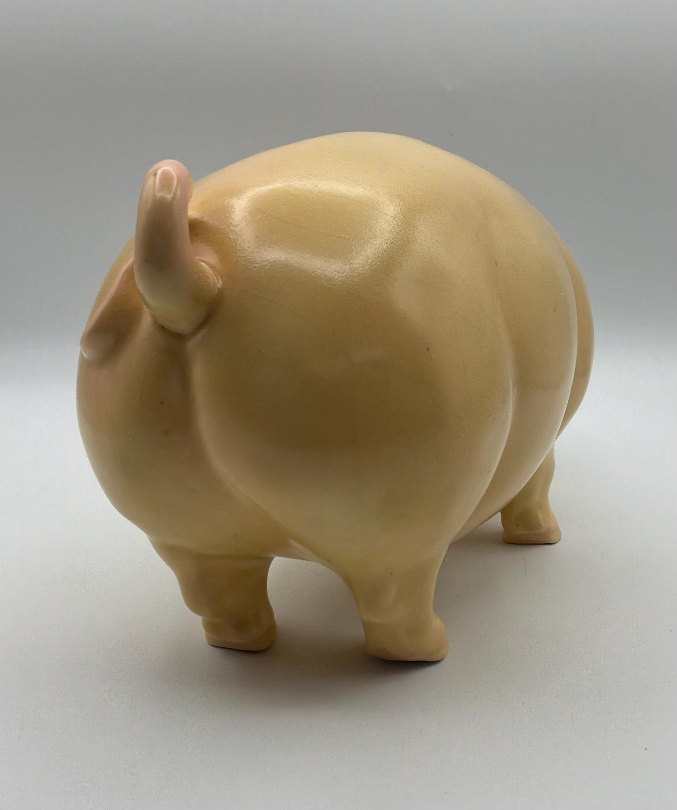 Early 20th Century Porcelain Pig - Etsy
