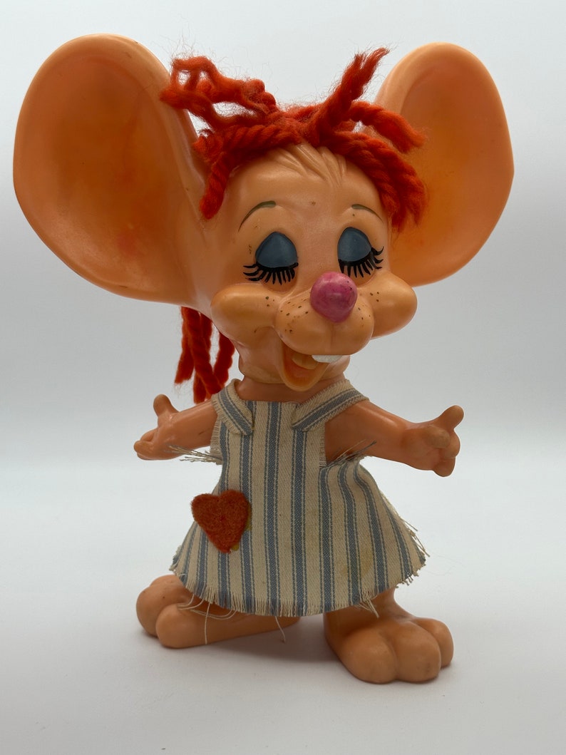 3 Vintage 1970 Roy Des de FLA Bancos de ratones con orejas grandes imagen 3