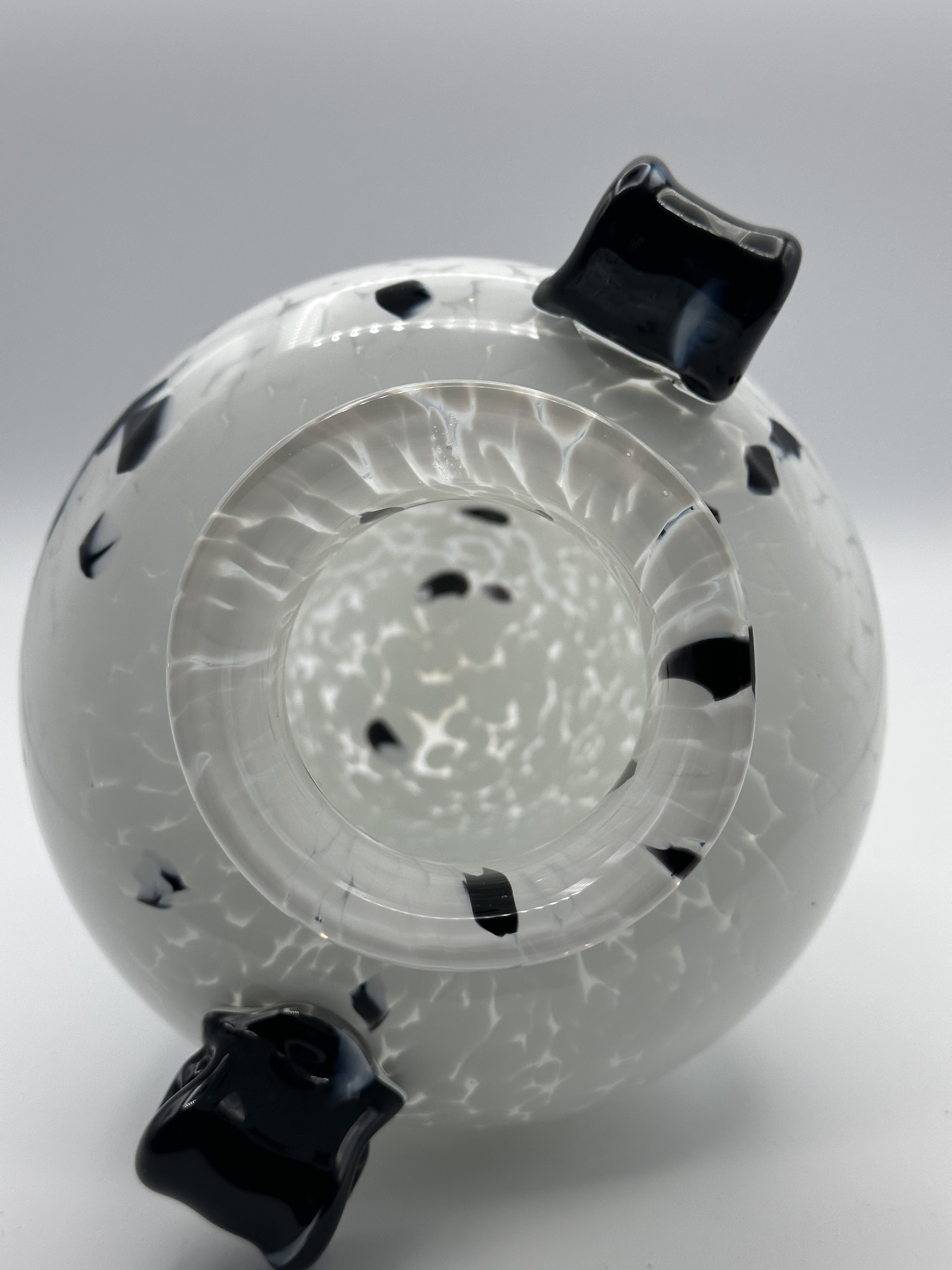 Vintage John Burchetta Art Glass Vase Etsy