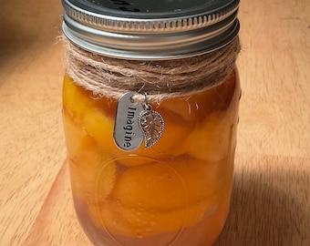 Homemade Canned Peaches 16 oz