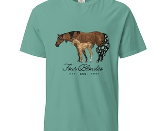 FBC Mare & Foal - Unisex garment-dyed heavyweight t-shirt