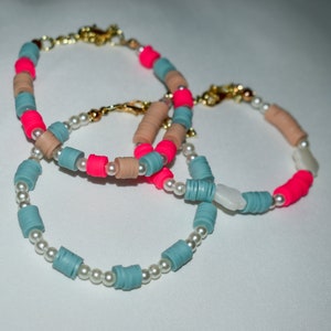 clay beaded bracelets