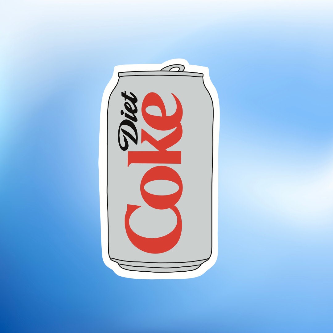 Diet Coke Cute Sticker - Etsy