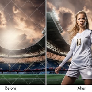 28 Epic Soccer Digital Backdrops for Sports Photography Football Background For Soccer Banner, School Sports, & Senior Portrait Photo PNG image 5