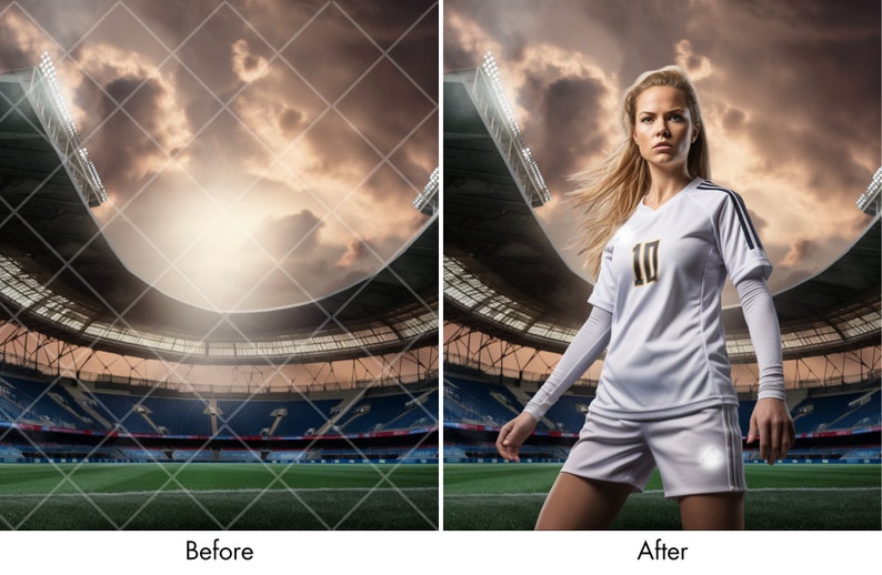 28 Epic Soccer Digital Backdrops for Sports Photography Football Background For Soccer Banner, School Sports, & Senior Portrait Photo PNG image 5