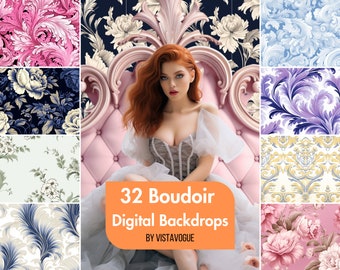34 fondos de fotografía digital Boudoir: fondos de pantalla elegantes y sin costuras para novias Boudoir, decoración de dormitorios e ideas fotográficas artísticas