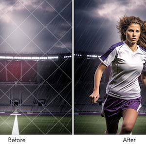 28 Epic Soccer Digital Backdrops for Sports Photography Football Background For Soccer Banner, School Sports, & Senior Portrait Photo PNG image 8