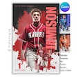 Baseball Canva Template | Custom Baseball Card, Senior Baseball Poster, Baseball Banner, & Memory Mate  | Sports Photography | Baseball Team