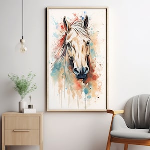10 posters with beautiful horses