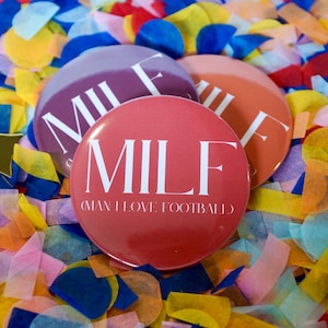 Man I Love Football Button || College Gameday Button