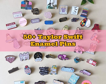 Taylor Swift Enamel Pin Badges | Taylor Swift Brooch, Lapel Pin | Swiftie Gifts, Taylor Swift Merch, Swiftie Pins, Eras Tour, TTPD