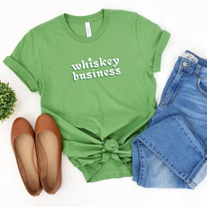 Whiskey Business | Unisex T-shirt | Bella + Canvas | St. Patrick&#39;s Day, Irish Whiskey Shirt