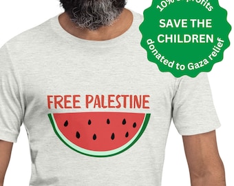 Free Palestine | Unisex T-shirt | Bella + Canvas | Liberation for Gaza, Protest Tee