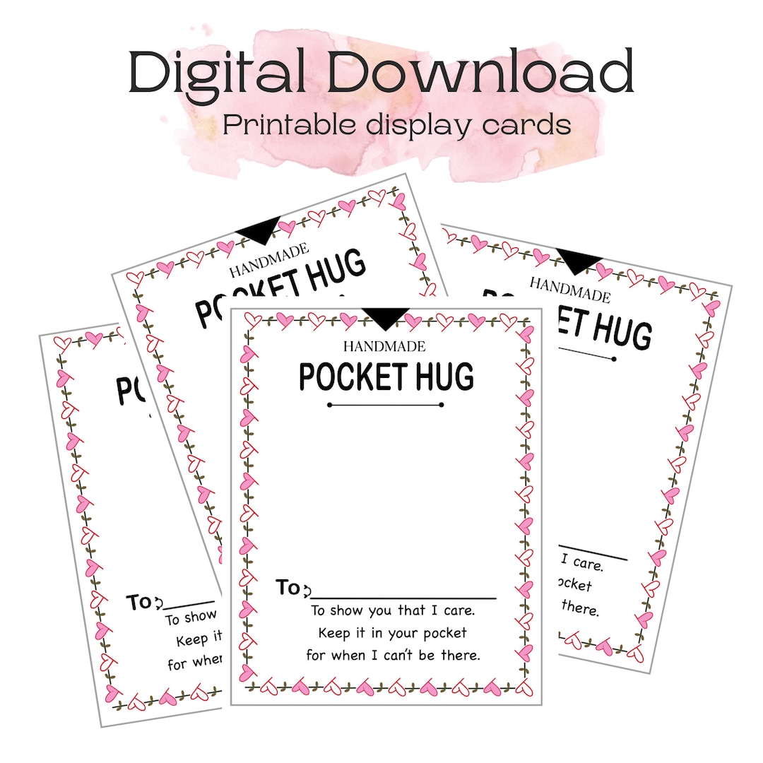 Pocket Hug Cards Printable PDF - Il 1080xN.6029094984 Bv5j 