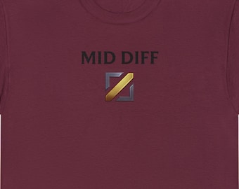 Camiseta Mid Diff, camiseta Middle Diff, League of Legends