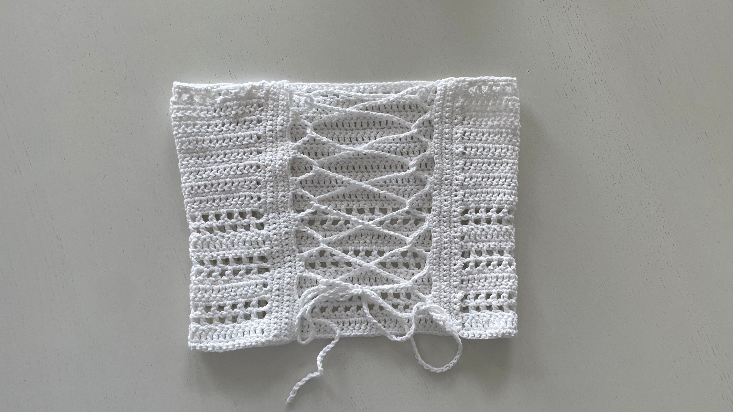 Boho Chic Crochet Strapless Top Crochet Tube Top Crochet Top Handmade