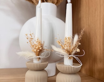 Scandi candle holder