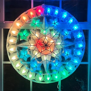 Gift Ko Tala 25 inch Smart Parol - Filipino Christmas Lantern - All Season Occasion Event RGB Lighting
