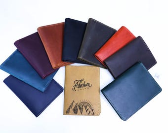 Personalized Leather Passport Cover & Luggage Tag Set: Travel Gift