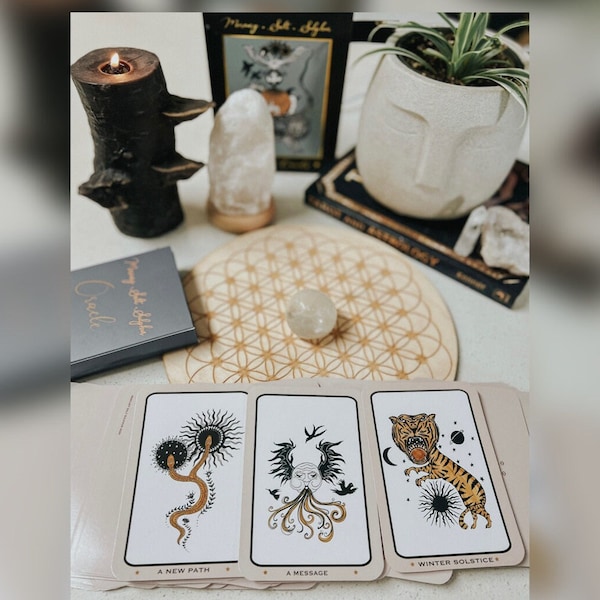 3 Karten Spread Tarot Reading