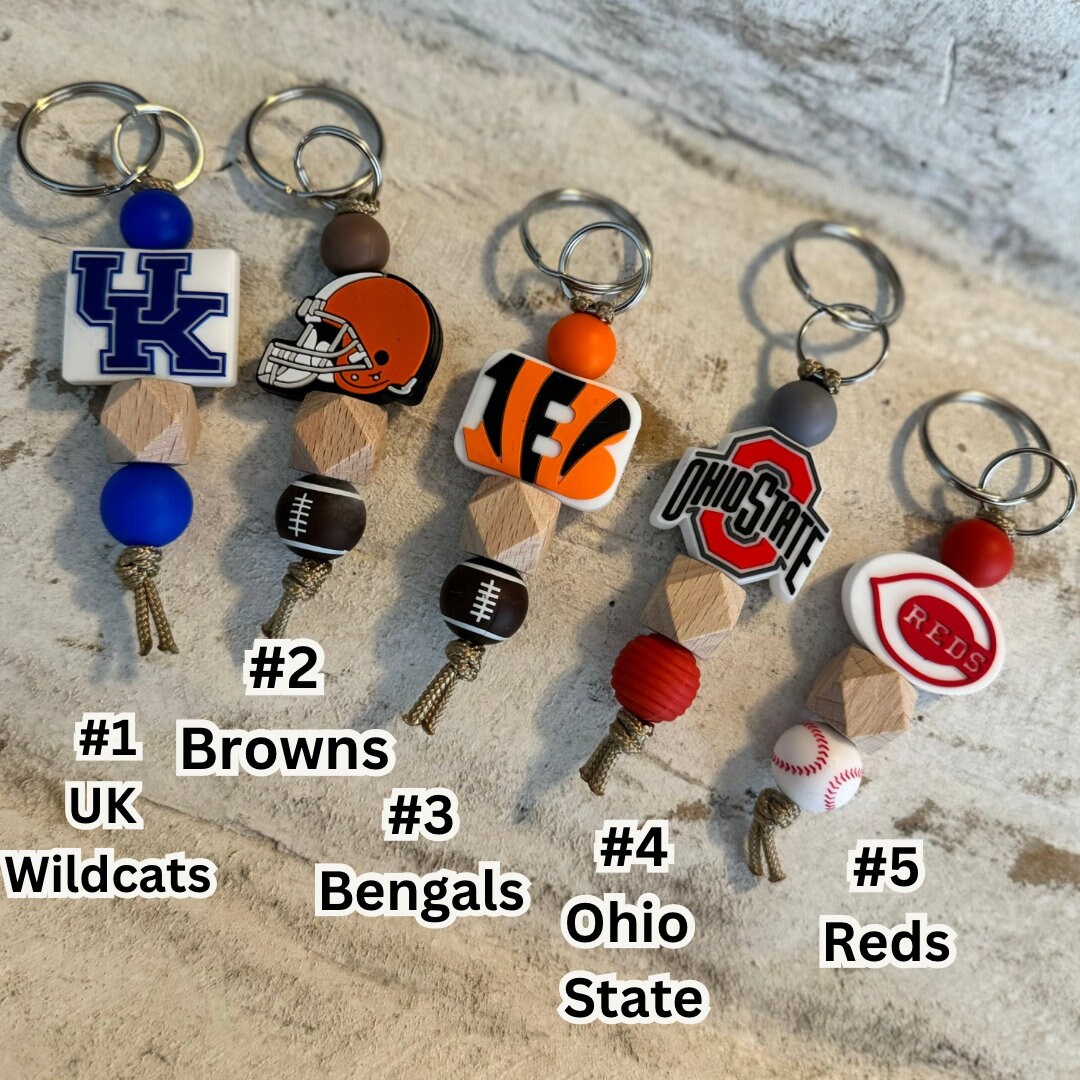 Cincinnati Bengals Keychains/ Cincinnati Reds Keychain/ Cleveland