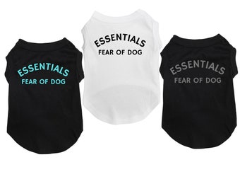 Trendy Dog Shirt Essentials Fun Designer Comfy Pet Shirt for small and large dogs Designer Dog gift